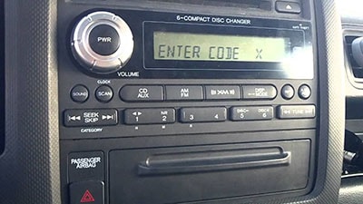 entrer code radio ford fusion