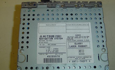 numero de serie d'un radio daimler