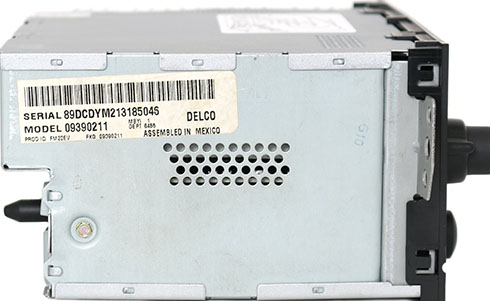 numero de serie d'un radio delco
