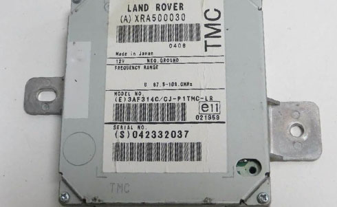 numero de serie d'un radio range rover